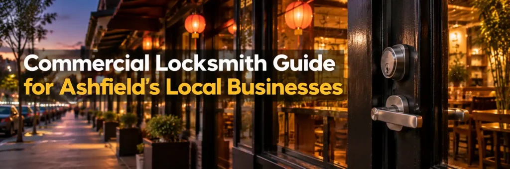 Commercial locksmith security solutions for local businesses in Ashfield